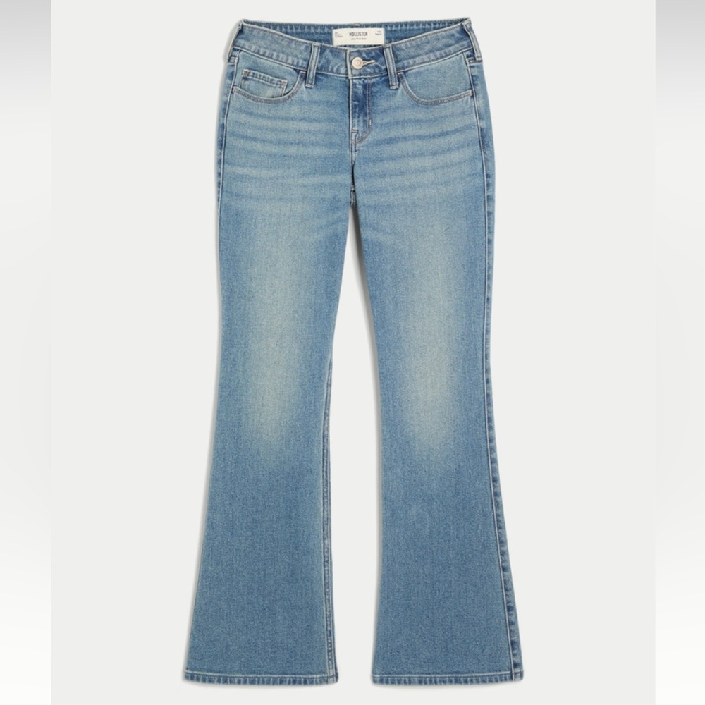 Hollister Low-Rise Bootcut Jeans Size 0 (25) Medium Wash